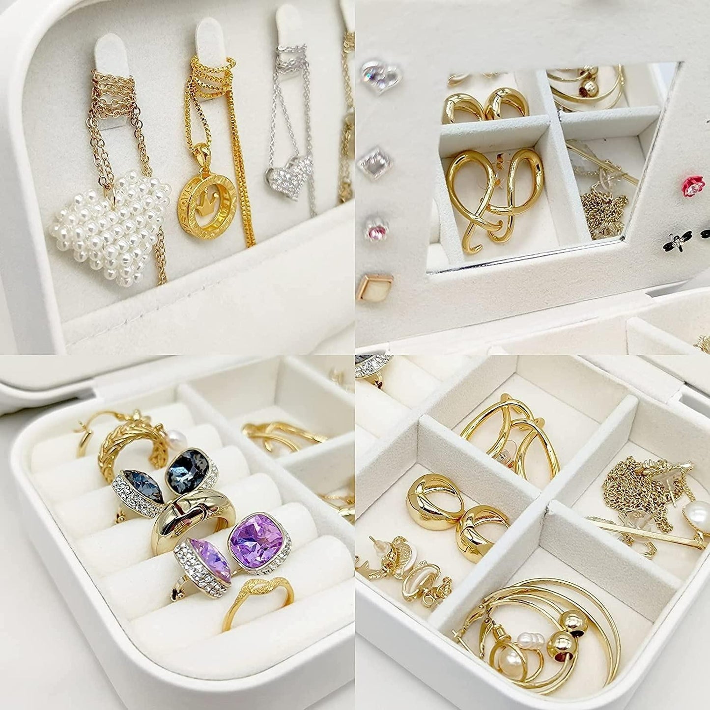 Elegant Portable Jewelry Storage Box – Perfect for Travel & Daily Use